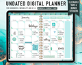 Undated Digital Planner Template