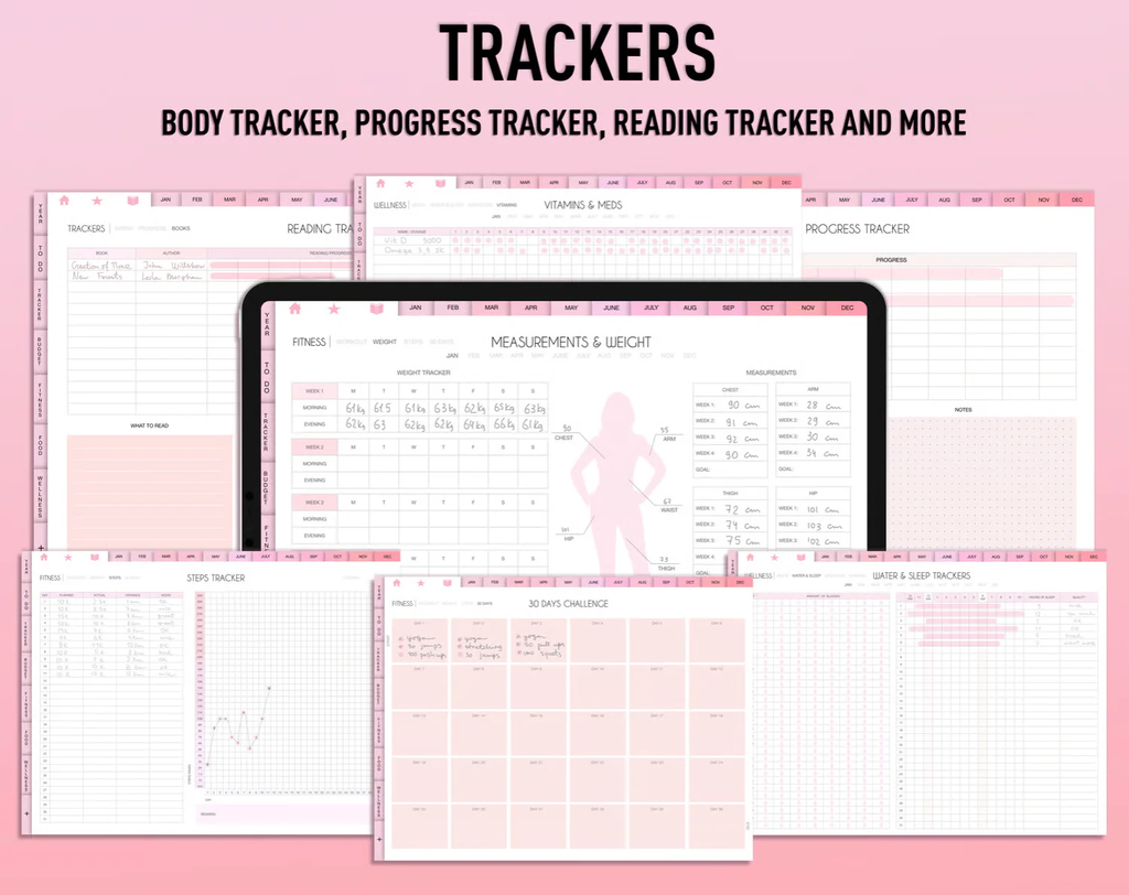 PLR Menstrual Cycle Planner Horizontal